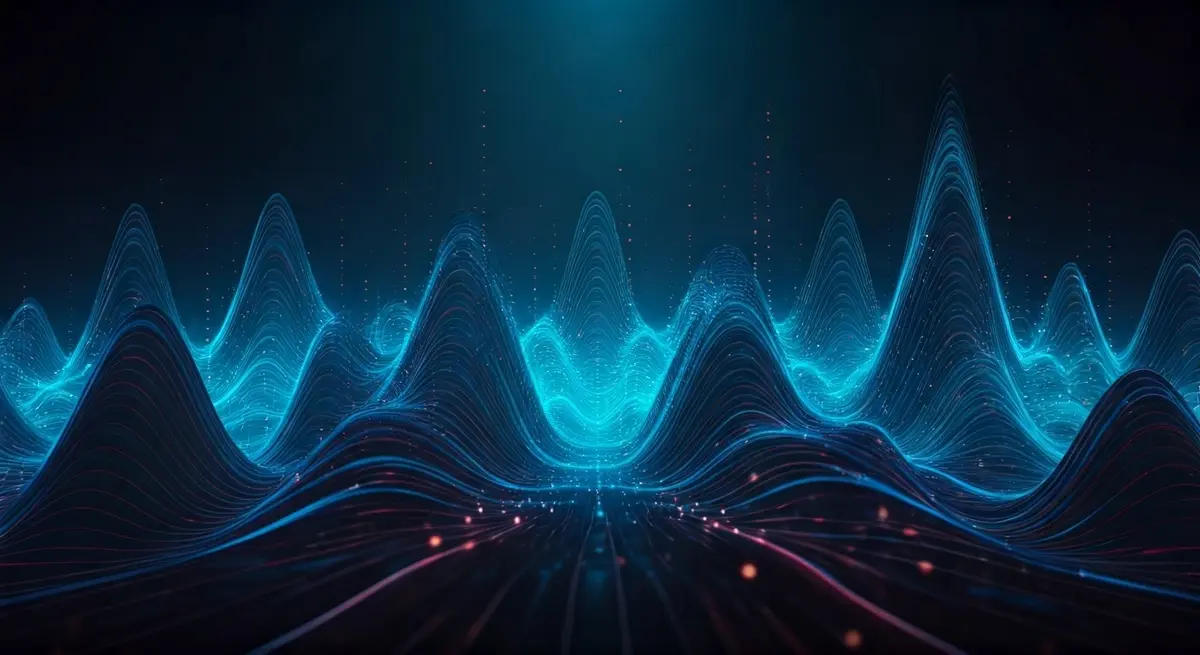 Generate an image in the style of Syd Mead and Jean Giraud, blending futuristic cityscapes with abstract representations of neural networks. Incorporate visual motifs of interconnected nodes and glowing pathways to signify the flow of information and causality. The color palette should be a balance of deep blues and vibrant neon hues, capturing the essence of a cyberpunk world where technology and humanity converge. Generate an image in the style of Syd Mead and Jean Giraud, blending futuristic cityscapes with abstract representations of neural networks. Incorporate visual motifs of interconnected nodes and glowing pathways to signify the flow of information and causality. The color palette should be a balance of deep blues and vibrant neon hues, capturing the essence of a cyberpunk world where technology and humanity converge.